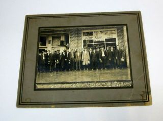 Antique World War 1 Photo - " Boys From Floyd County Leaving For Army "