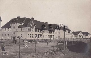 Ww1 Officer Pow Prisoner Of War Camp Gutersloh Germany Barracks & Tennis Court