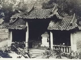 Hong Kong 1940s Kowloon City Shrine Temple Inside Walled City Rare Photograph
