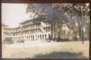 Vintage Woods Hall U Of A University Of Alabama Rppc Postcard
