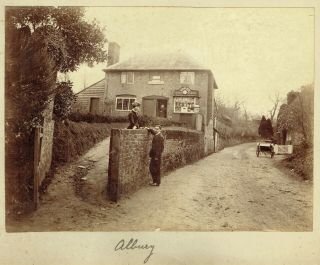 Victorian Photos Surrey Guildford Albury Post Office & Isle Of Wight Brading