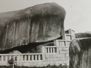 Hong Kong 1920s Kowloon Sung Wong Toi Sacred Hill Rock Candid Photograph 3