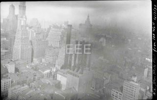 1930 Ny Steam Heating Plant 120 Wall St Manhattan Nyc Old Photo Negative T212
