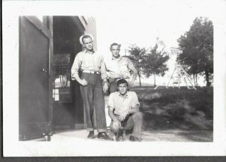 Vintage Photograph Coast Guard Men/light Manistee Grand Haven Michigan Old Photo