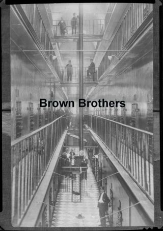 1910s Sing Sing Prison Cell Blocks & Hanging Execution Film Photo Negatives 4