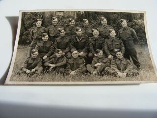 Ww2 Raf Royal Engineers Photo Names On Back (cromer Photographer)