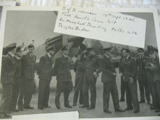 World War 2 WW2 RAF Spitfire 7x5 photographs 1970 ' s? prints with notations 3
