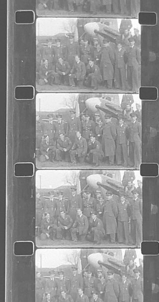 Military 16mm Ww2 ? Film Footage.  611 Squadron.  Airman,  Planes,  Mess Room