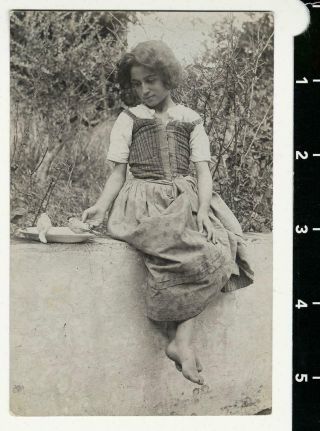c.  1910 ' s Portrait Real Photo Postcard by Wilhelm von Gloeden 3