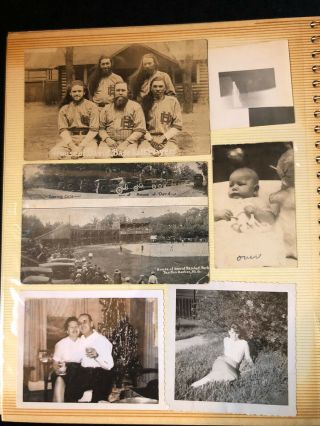 Vintage Early 1900s Family Photo Album 100,  Military Ww2 Era Dogs Girls Wedding,