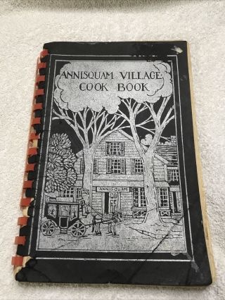 Rare Vintage Annisquam Village Cookbook Gloucester Ma 1945 Paperback