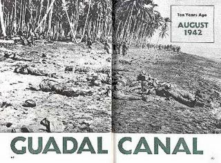 Guadalcanal 1952 10th Anniversary Pictorial 26 Photos World War Ii Battle