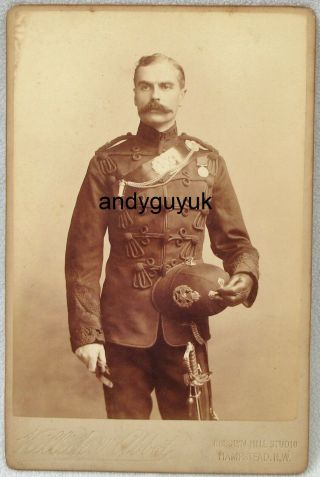 Cabinet Card Military Officer Rifle Brigade Prince Consort 