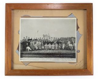 1937 Vintage Farewell Photograph From Mayor Amoy/xiamen China To H.  B.  M.  Consul