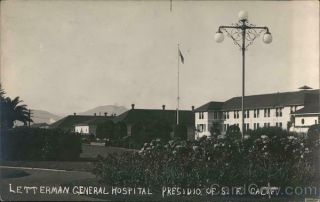Rppc San Francisco,  Ca Letterman General Hospital Presidio Of S.  F.  Calif.  Vintage