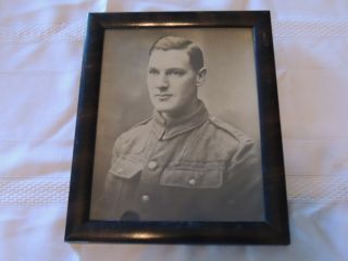 Ww1 Canadian Soldier Photo 9th Battery Royal Field Artillery 41st Brig