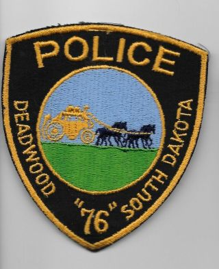 Vintage Deadwood Police State South Dakota Sd Stagecoach