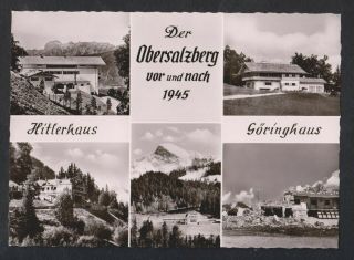 Ww2 Obersalzberg,  Country House Of The Adolf Hitler Bombed Old Photo Postcard