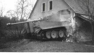 Ww2 Hoffmann Photo The German 60 Tons Tank Panzer Type Tiger 1943 2