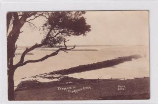 Vintage Postcard The Entrance To The Clarence River Yamba Nsw 1911 Rppc