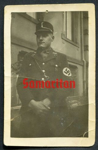 D3/2 Ww2 Photo Of German Wehrmacht Officer