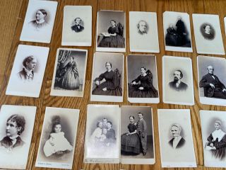 Graham Family Philadelphia Pa.  CDV & Tintype Album Stamps 80 Photos 1860 - 2