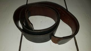Ww2 German Re - Enactors Leather Belt