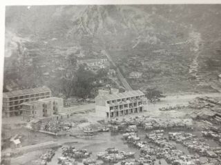 Hong Kong 1920s Shau Ki Wan Harbor Aerial View Photograph Rare 3