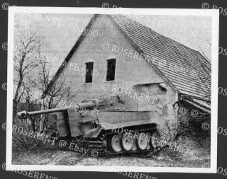 Ww2 Tiger Tank Reversing Into A Building 