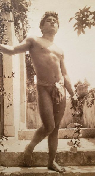 Photograph by Wilhelm Von Gloeden Of A Young Sicilian man 3