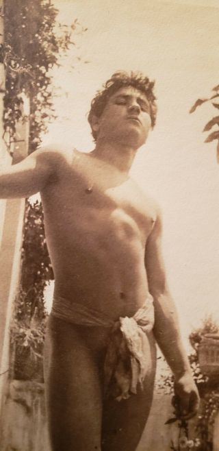 Photograph by Wilhelm Von Gloeden Of A Young Sicilian man 4