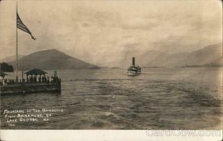 Rppc Lake George,  Ny Mountains Of The Narrows From Sagamore Warren County Vintage