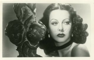 Hedy Lamarr Vintage Postcard Carte Postale Cp Photo 40s 1