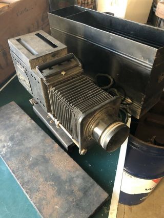 Antique Delineascope Spencer Lens Co Buffalo,  Ny Projector In Metal Box