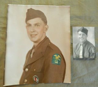 Wwii / Ww2 U.  S.  Army,  Engineer Special Brigade,  Soldier’s Photographs,  Two (2),