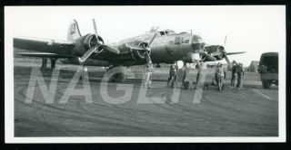 Ww2 Usaaf,  Unidentified Airfield Press Type Photo