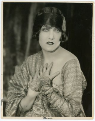 Silent Film Icon Gloria Swanson 1920s Edwin Bower Hesser Photograph