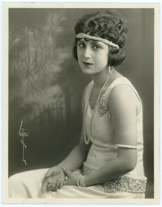 Lovely Silent Film Actress Virginia Brown Faire 1920s Witzel Photograph