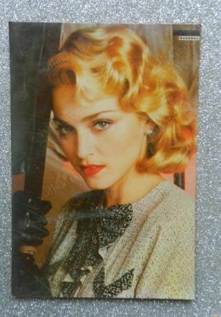 Madonna Turkish Unique Print Postcard Pc Vintage 1980s - 8