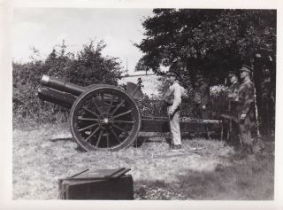 Press Photo Ww2 Royal Artillery 6 