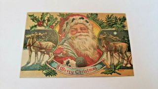 Vintage Victorian,  Old Santa Clause Postcard