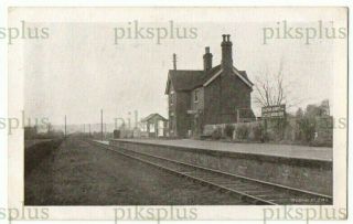 Old Postcard Eastern Court Railway Station Little Hereford Wilding Sons C.  1910