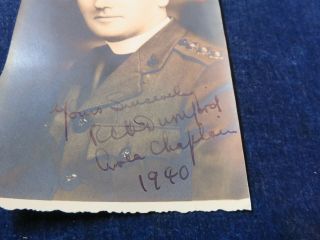 Signed Orig WW2 Real Photo 