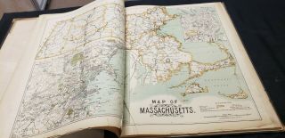 Atlas Of Melrose Massachusetts 1899 binding messed up but pages still intacted 5