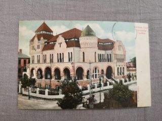 China 1908 Old Postcard Of Tientsin,  German Club Concordia,  第二代德国俱乐部