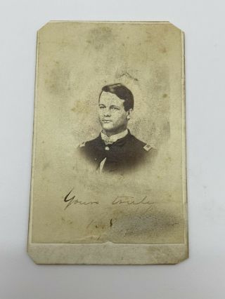 Civil War Union Soldier Captain Cdv Photo
