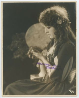 Silent Film Madge Bellamy Antique Melbourne Spurr Pictorialist Proof Photograph
