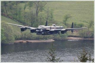 Raf Avro Lancaster Bomber Ww2 Wwii 5x7