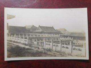 China Vintage Real Photo Postcard,  Peking,  Forbidden City