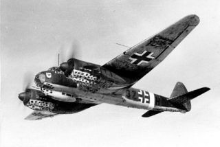 German Junkers Ju 88 Bomber In Flight 4x6 Wwii Ww2 Photo 79